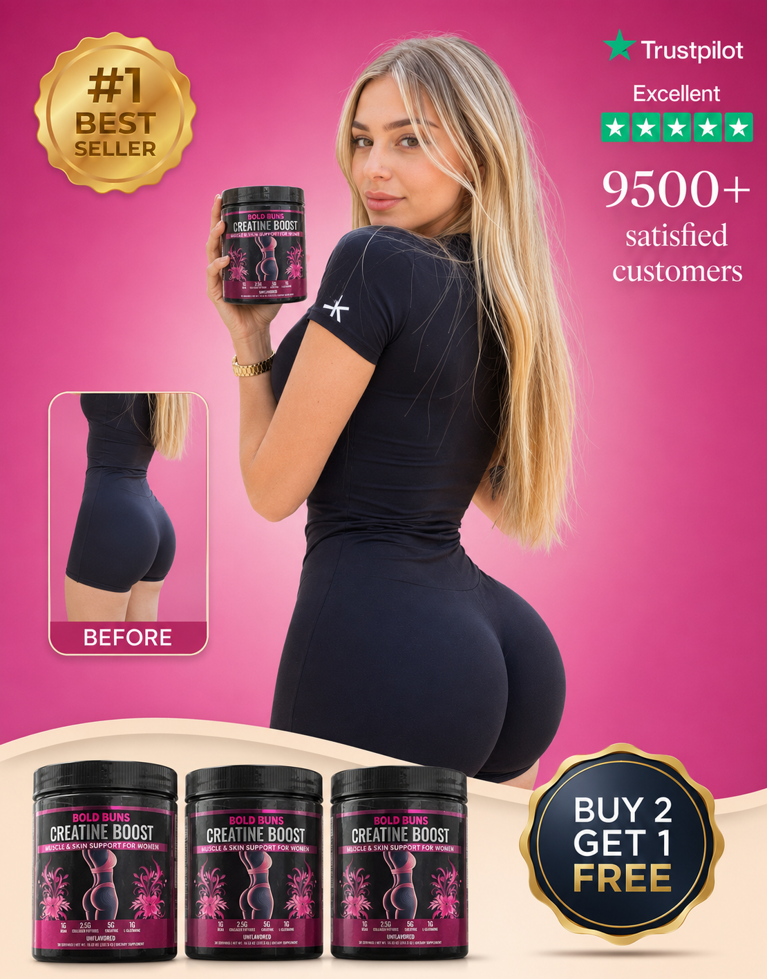 Rounder Glutes in 4 Weeks