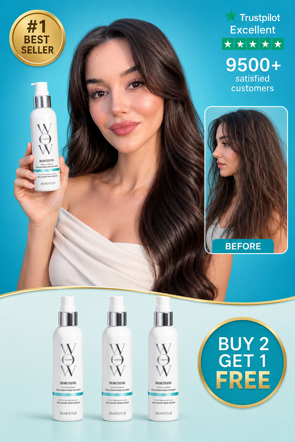 Silky Hair in One Use