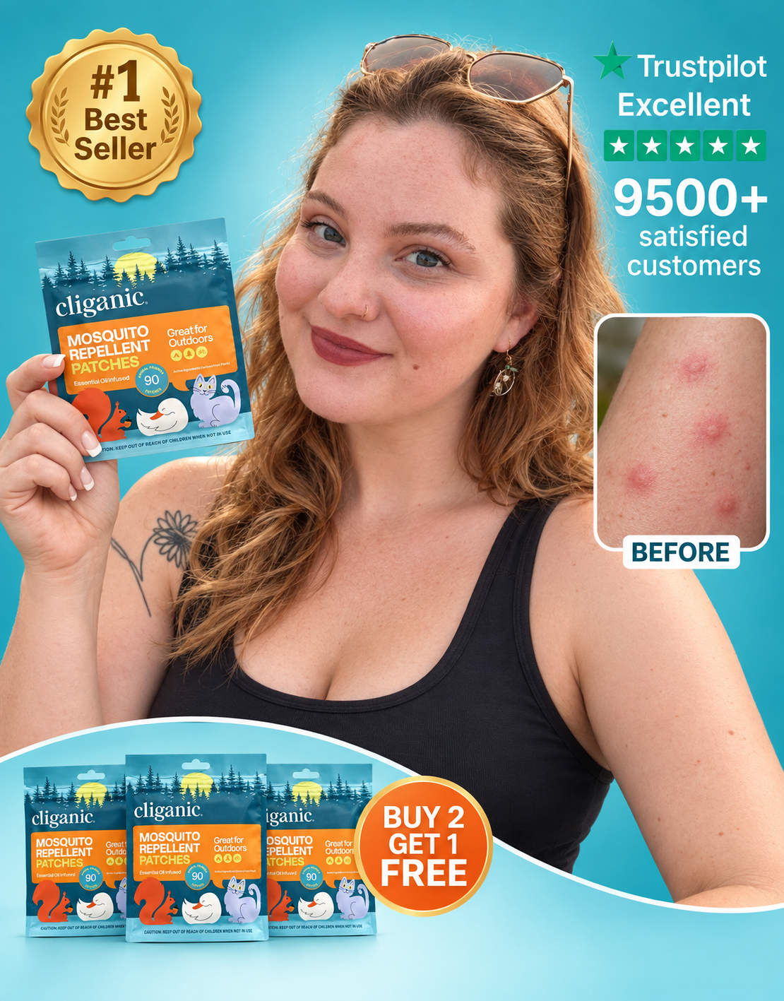 Easy Mosquito Protection Patches
