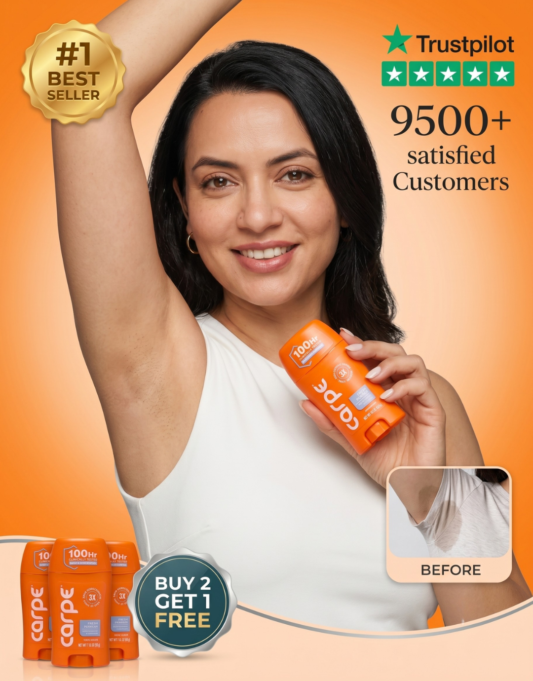 Dry Underarms In 5 Minutes