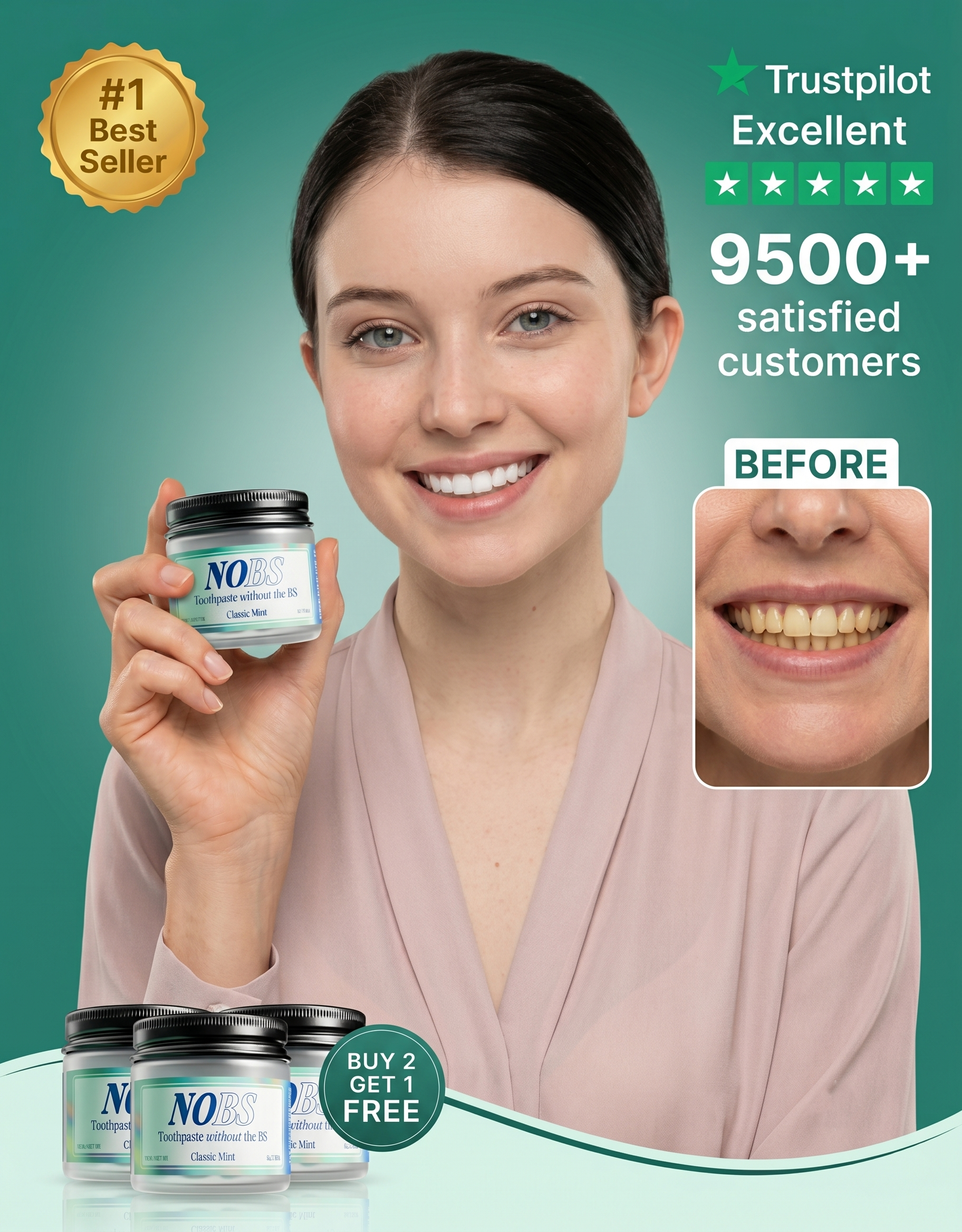 Stronger Whiter Teeth in Minutes