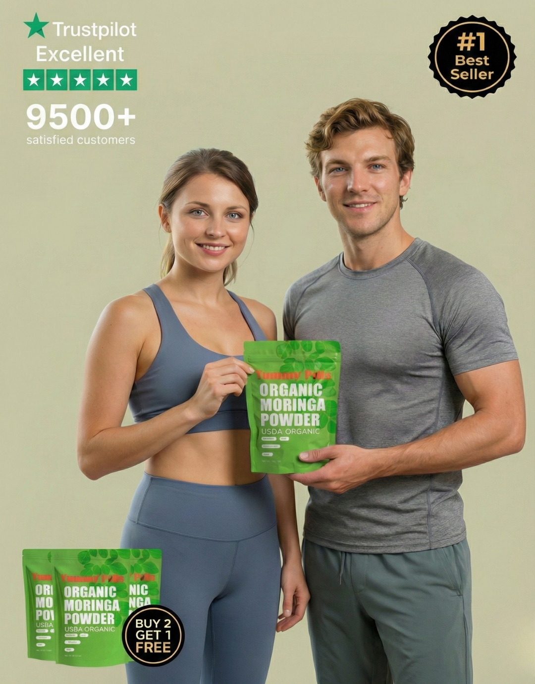 100% Bio-Moringa Focus & Fatloss